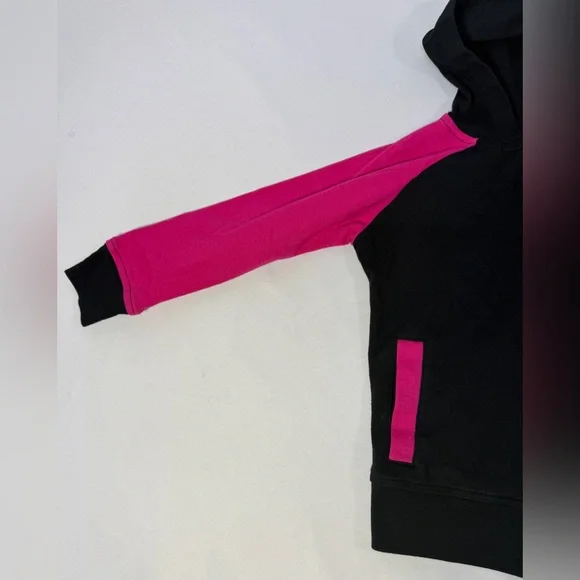 Harley Davidson Girls Hoodie Jacket 4T Pink Black Zip Up Genuine Motorcycle - Picture 4 of 16